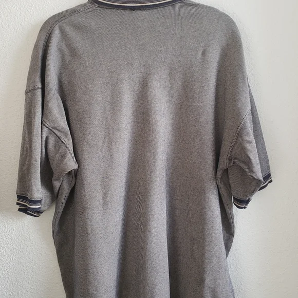 #Disney World Polo Shirt Pinstripe stretch cotton# - Picture 8 of 11